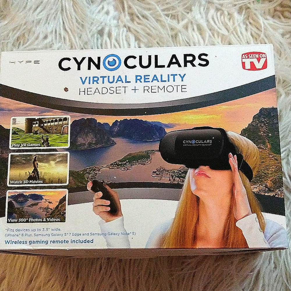 By HYPE Cynoculars Virtual Reality Headset & Remote - As seen on TV